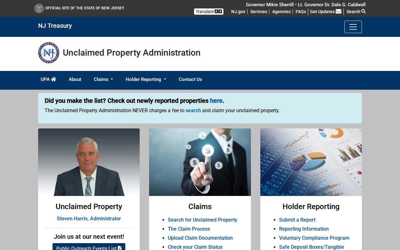 Ocean residents directory unclaimed property search